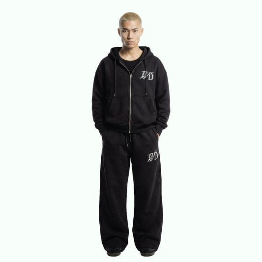ICON BLACK SWEATPANTS